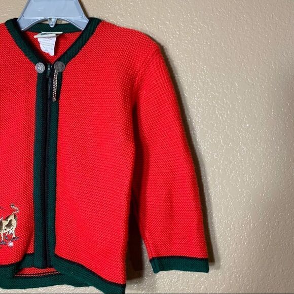 Usar Trachten wool blend red sweater - Picture 6 of 14